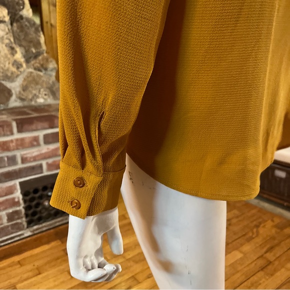 All In Favor Mustard Yellow Women's Top - Picture 6 of 8